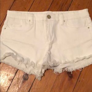 BlankNYC White Jean Shorts